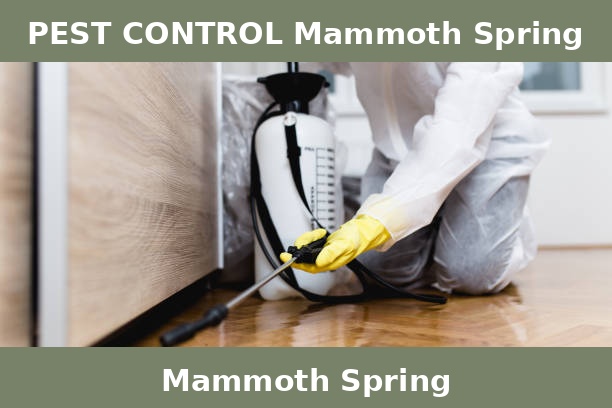 PEST CONTROL Mammoth Spring